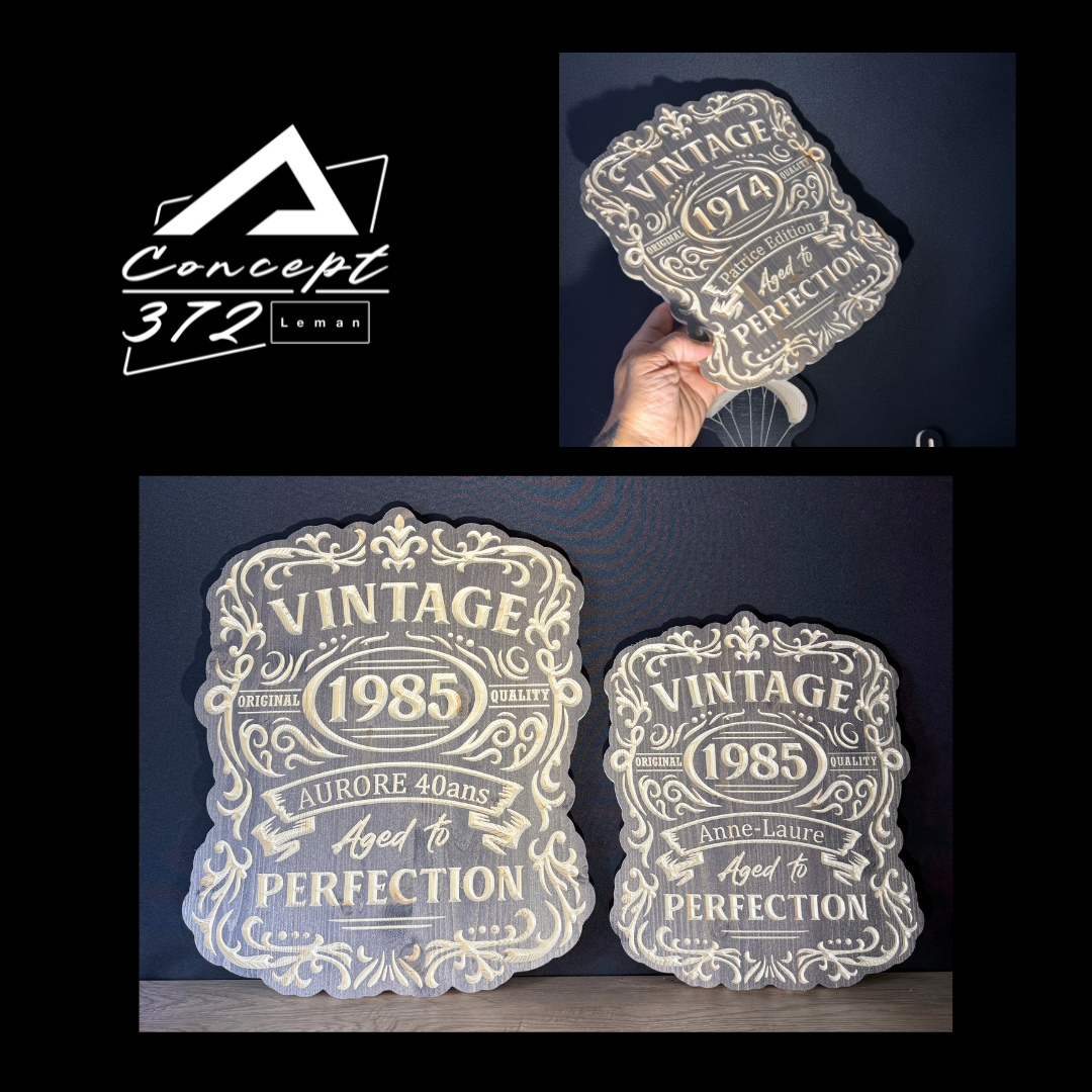Plaques "VINTAGE"